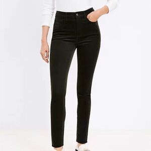 LOFT Caper Green High Rise Skinny Corduroys 8 / 29